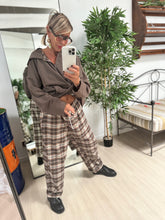 DEJA VU - PANTALONE JOGGER TARTAN