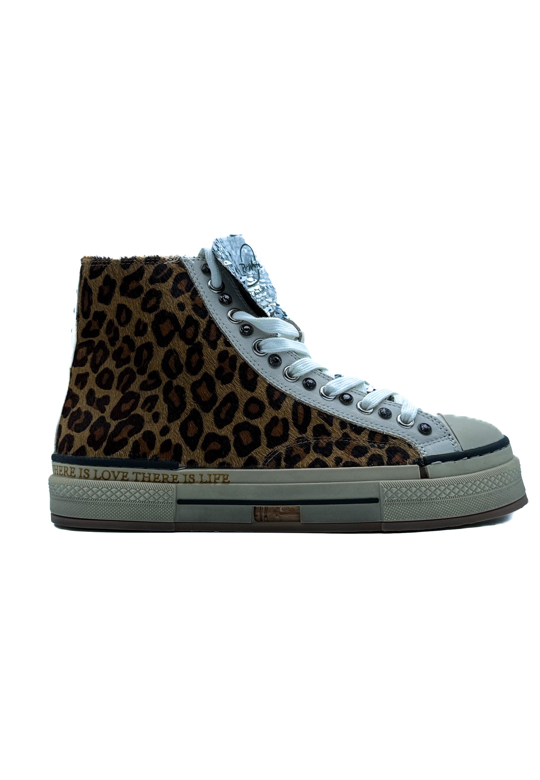 REBECCA WHITE XY51-3/LEOPARD PONY CAMEL