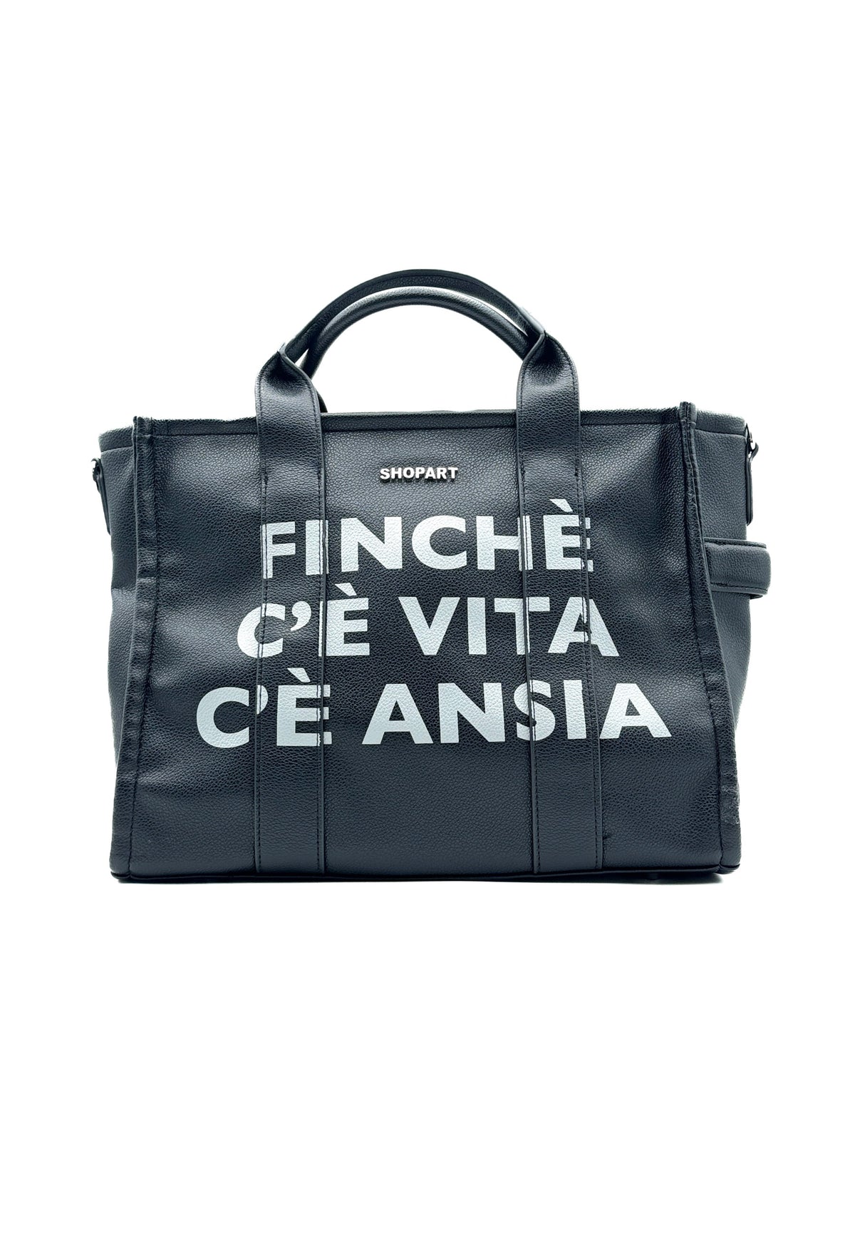 SHOP ART - BORSA  FINCHE' C'E VITA C'E' ANSIA