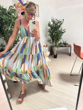 FEMALE - Abito "Color Vibes" – Maxi dress multicolor a balze