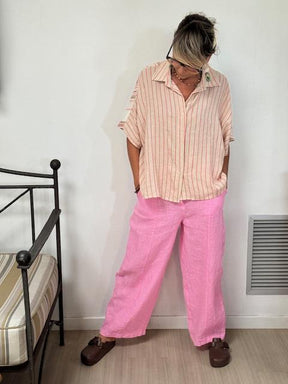 FEMALE - PANTALONE LINO - CANDY