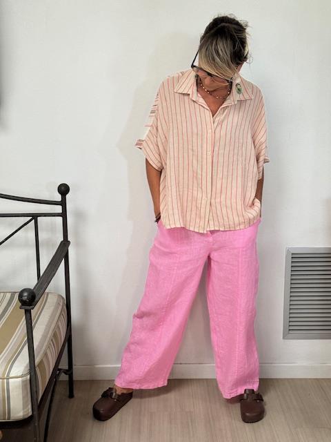 FEMALE - PANTALONE LINO - CANDY