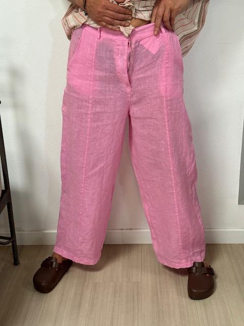 FEMALE - PANTALONE LINO - CANDY