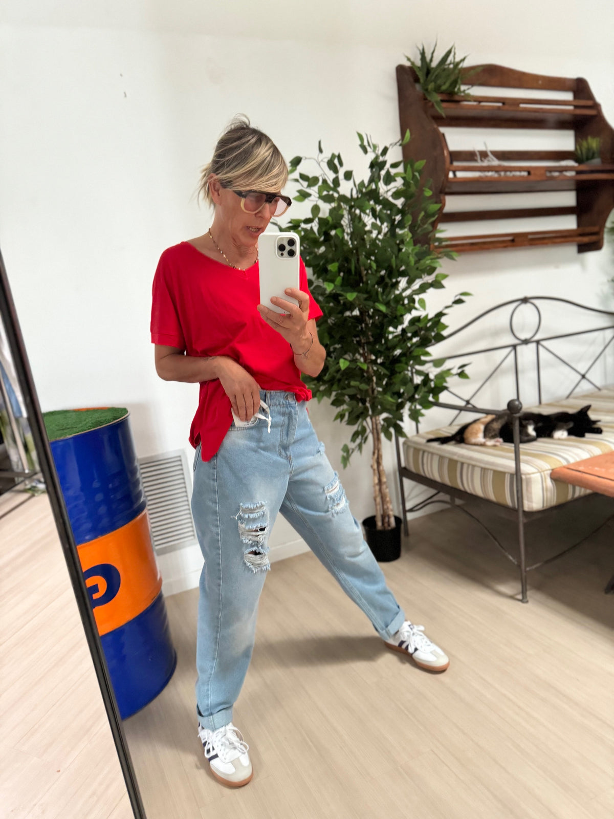 SUSY MIX - PANTALONE JEANS ROTTURE - JEANS