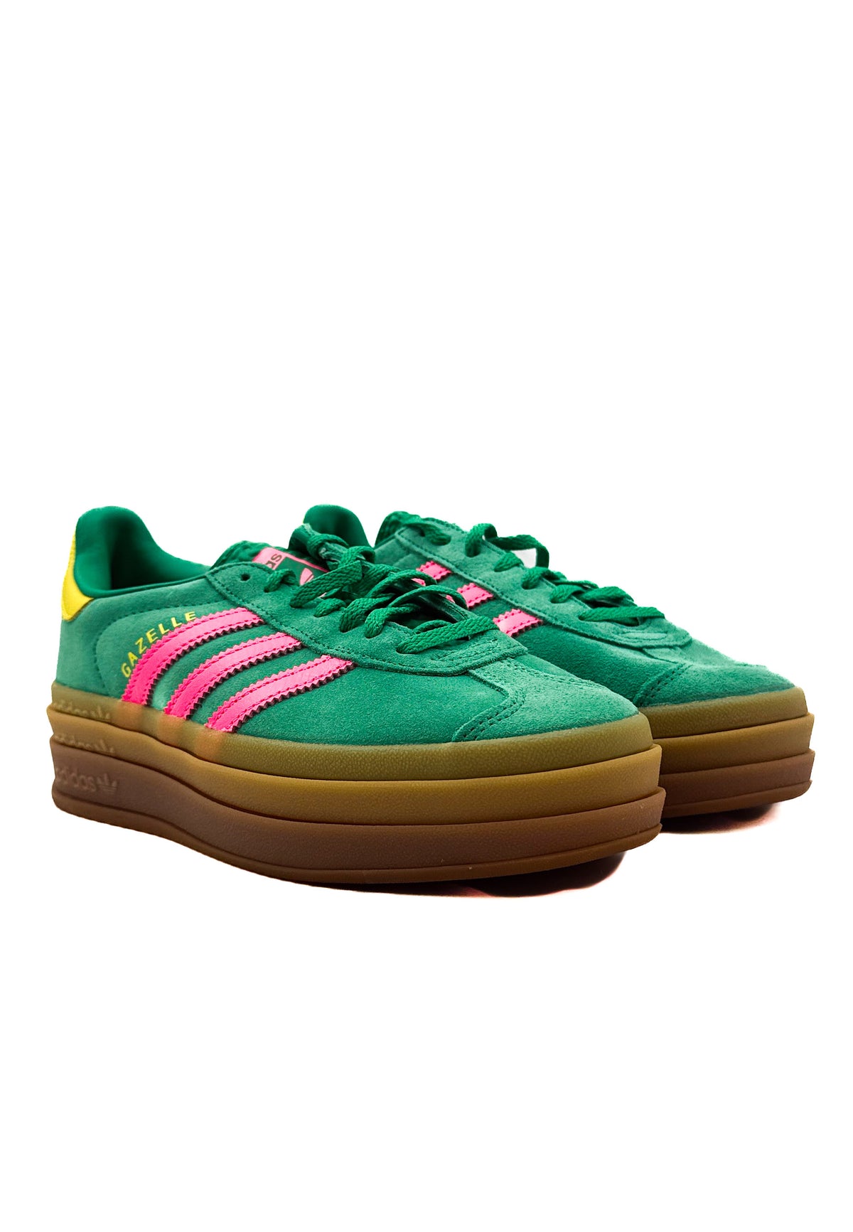ADIDAS GAZELLE BOLD W JH9668/GREEN/PINK