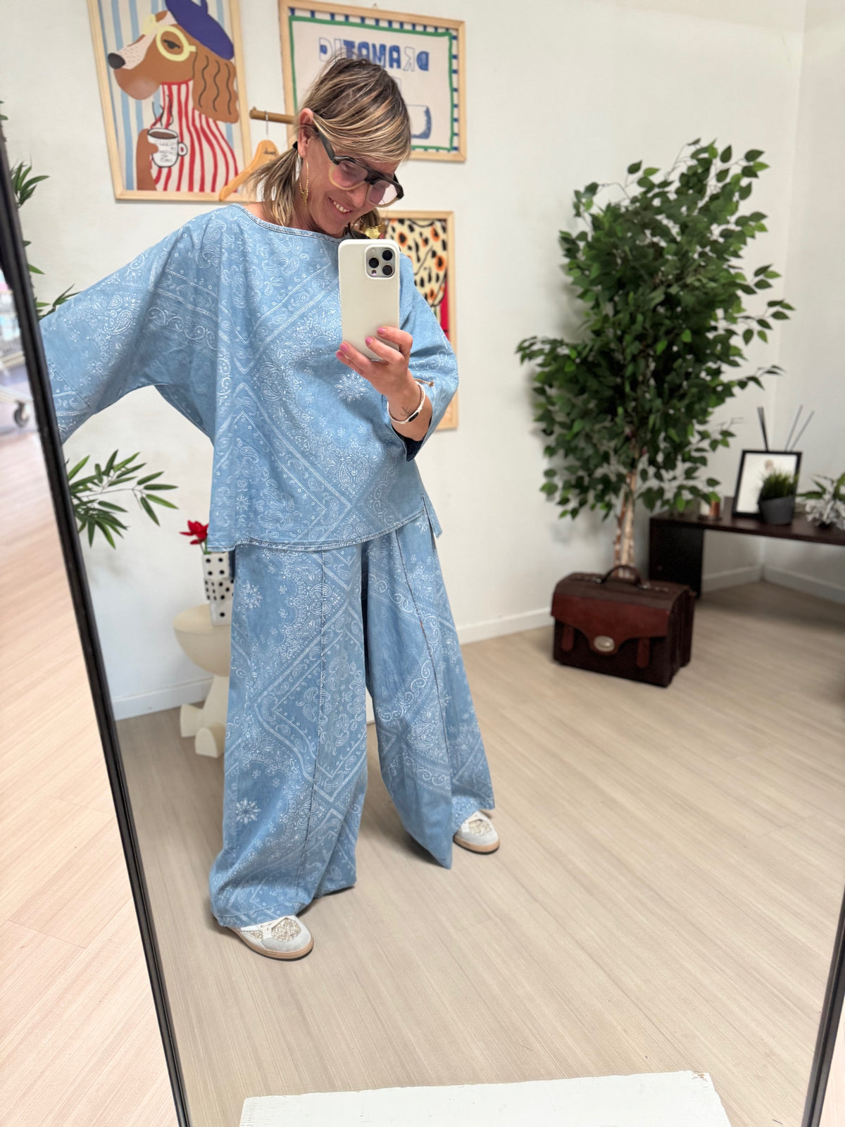DEJA VU P25AP406/BANDANA JEANS