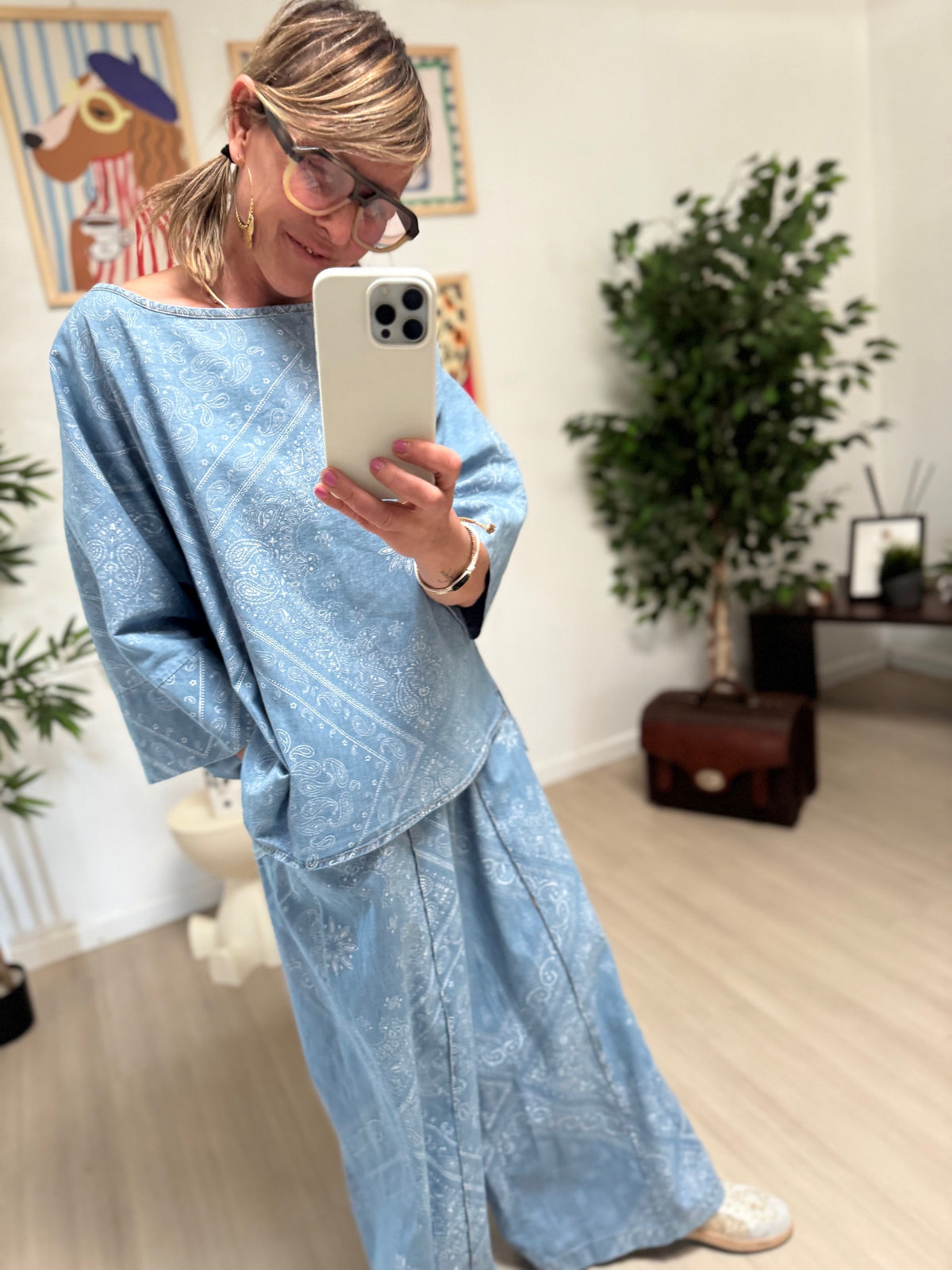 DEJA VU P25AP406/BANDANA JEANS