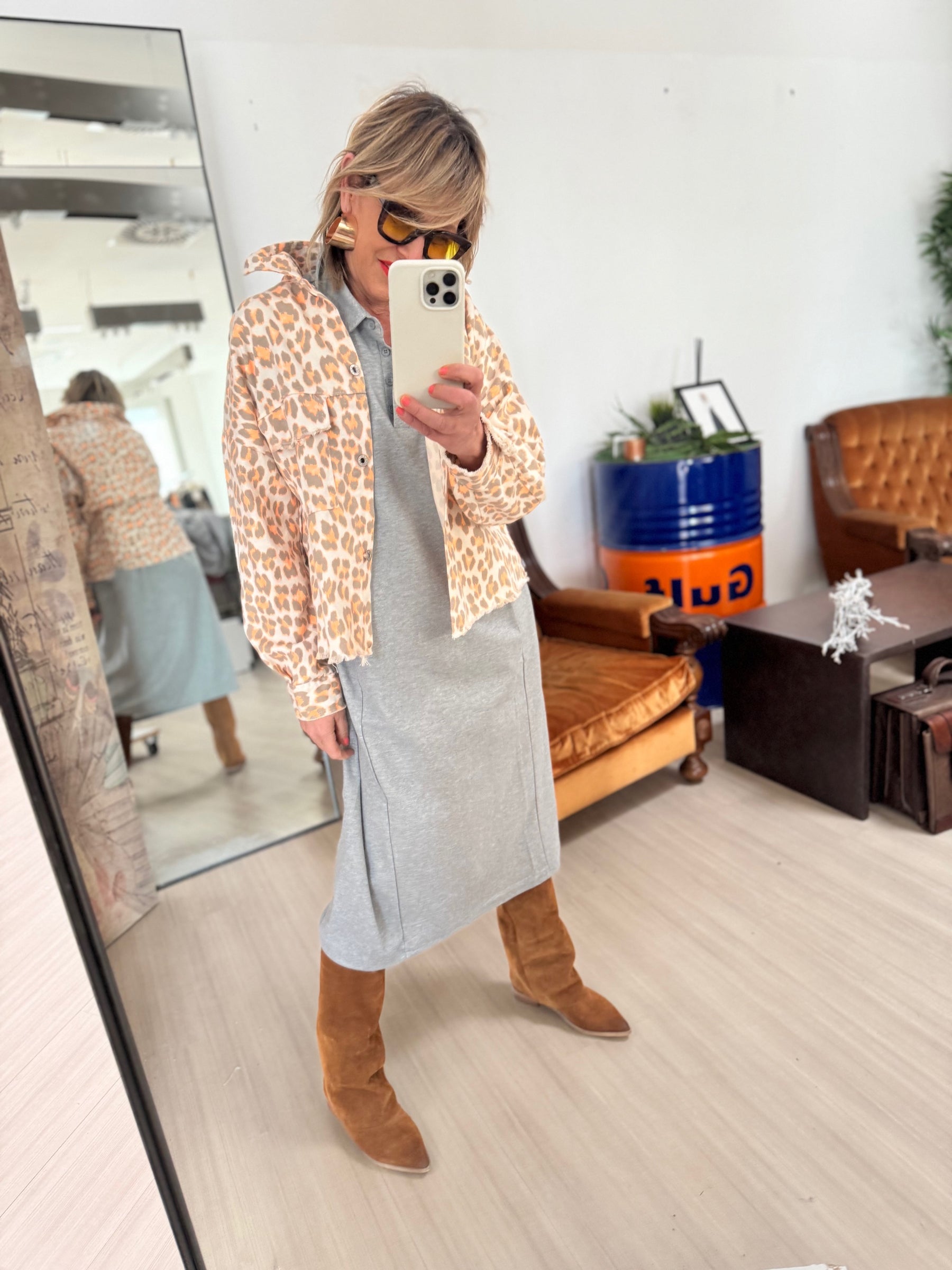 FEMALE 23669/ANIMALIER ARANCIO
