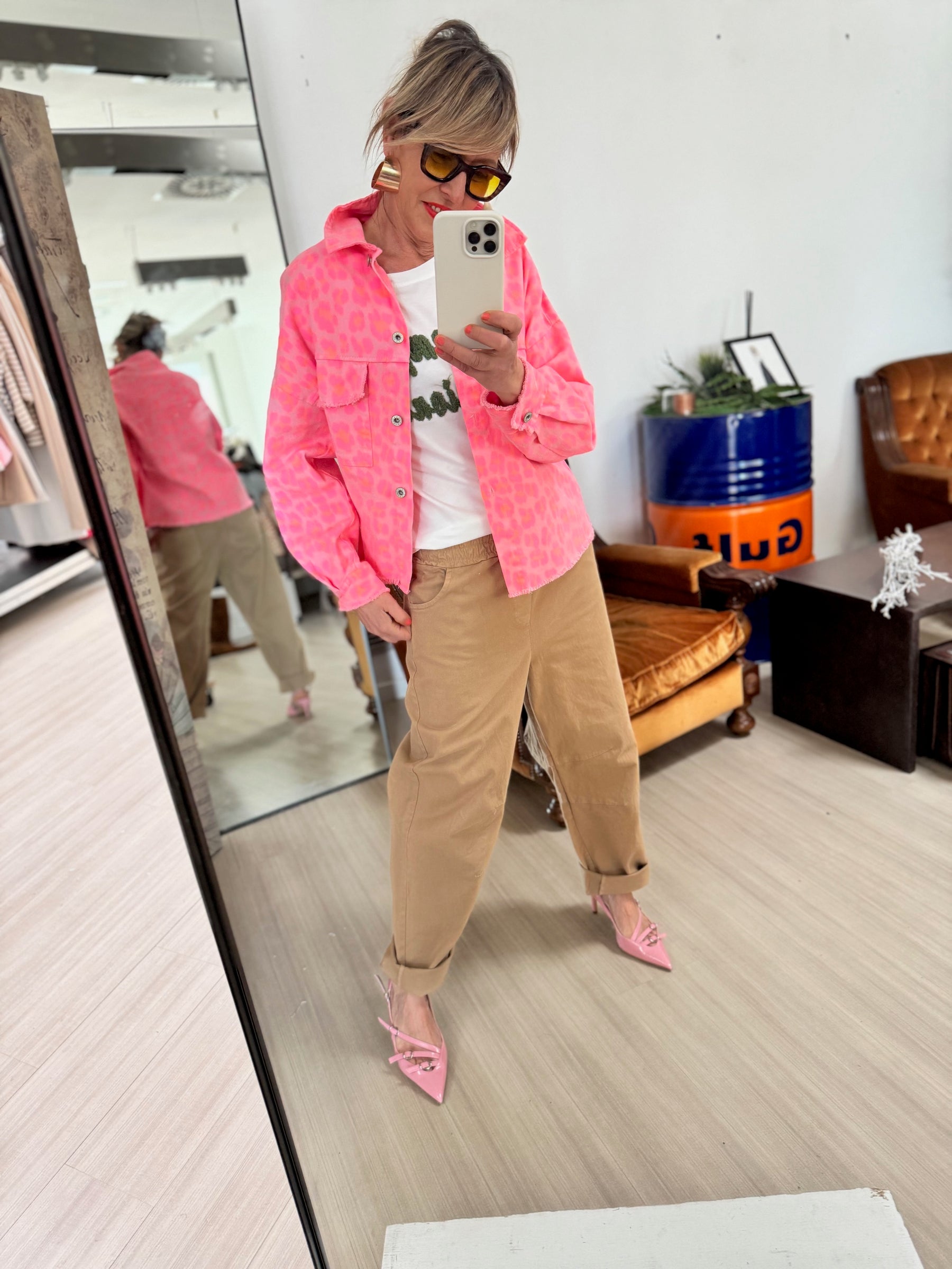 FEMALE 23669/ANIMALIER ROSA
