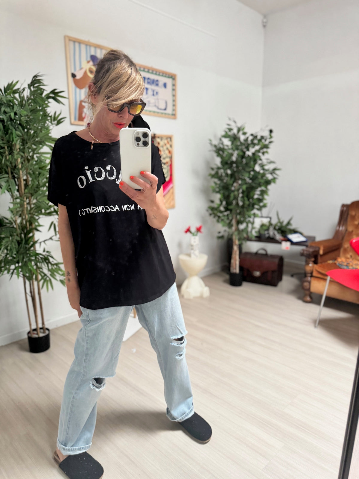 FEMALE 5888-6/JEANS NERO