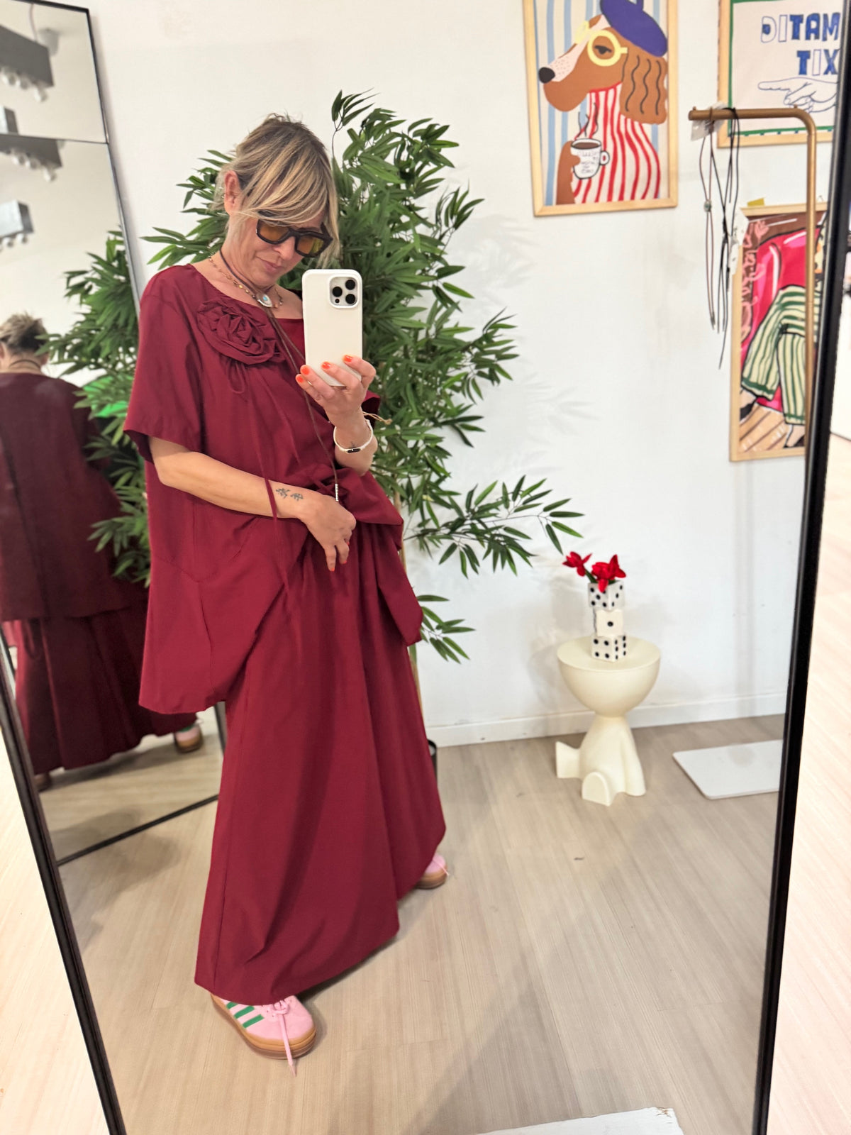FEMALE BS0360LD/ROSSO VINO