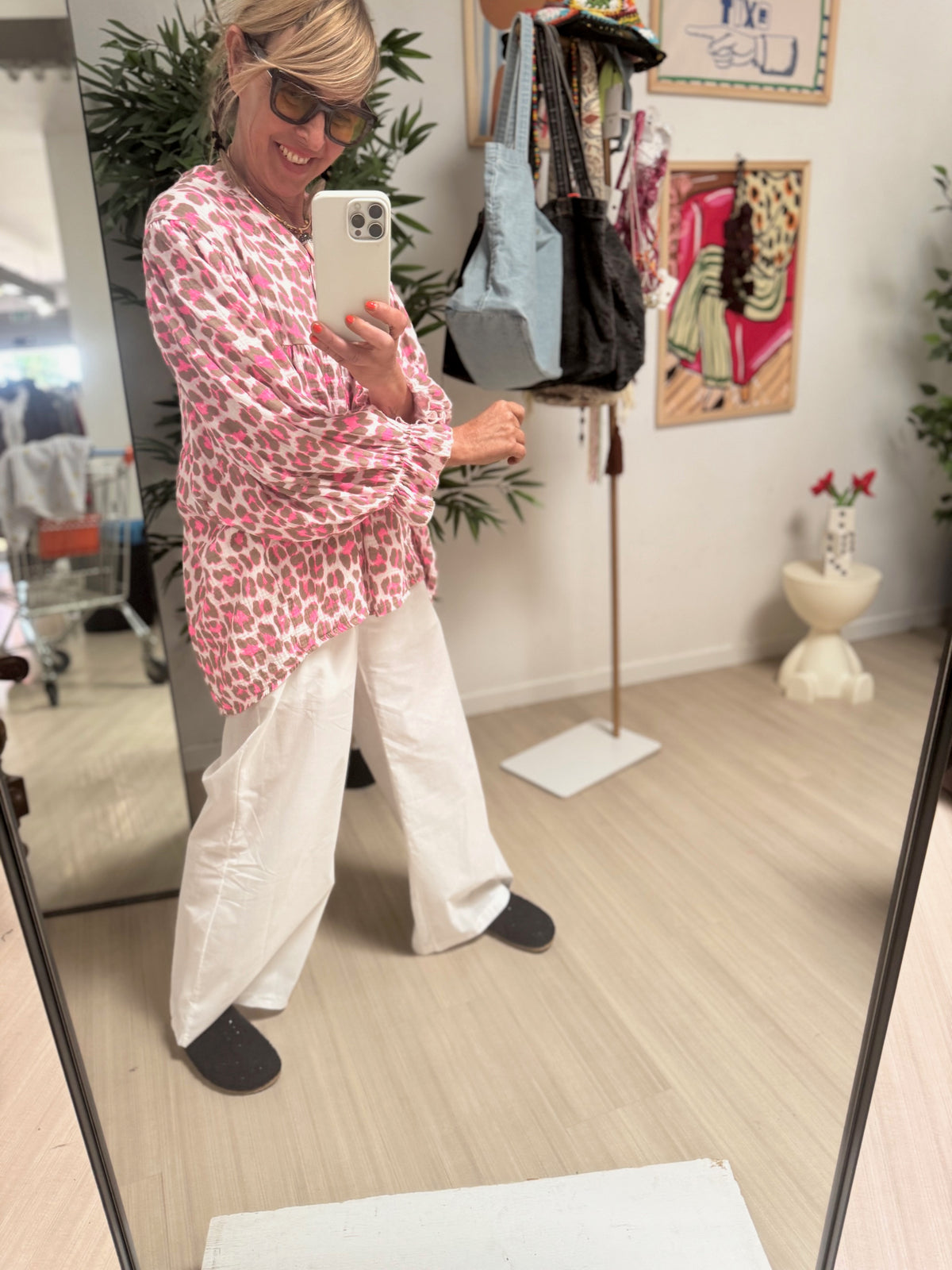 FEMALE C23750LEO/ANIMALIER FUXIA