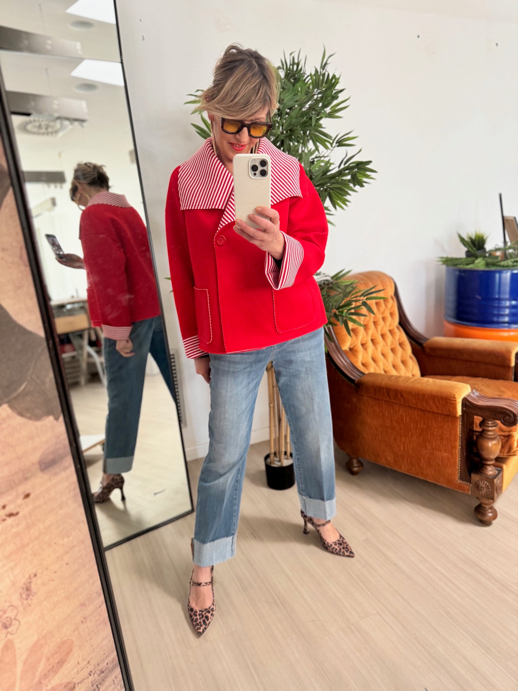 FEMALE FL8983/ROSSO