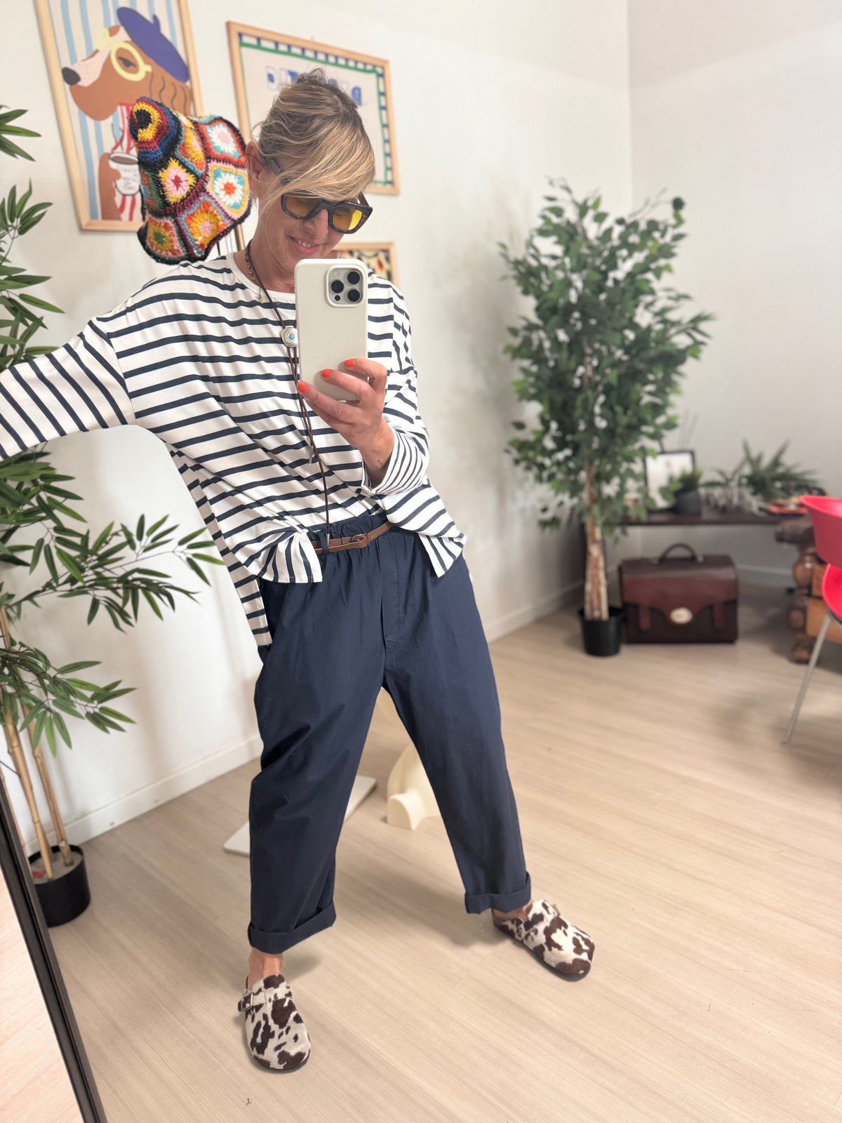 FEMALE MAGLIA RIGHE1/BLU