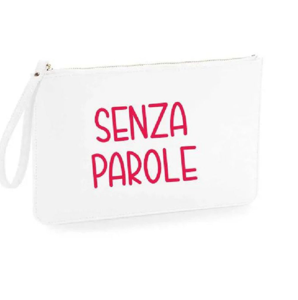 HICONIKA POCHETTE SENZA PAROLE/BIANCA