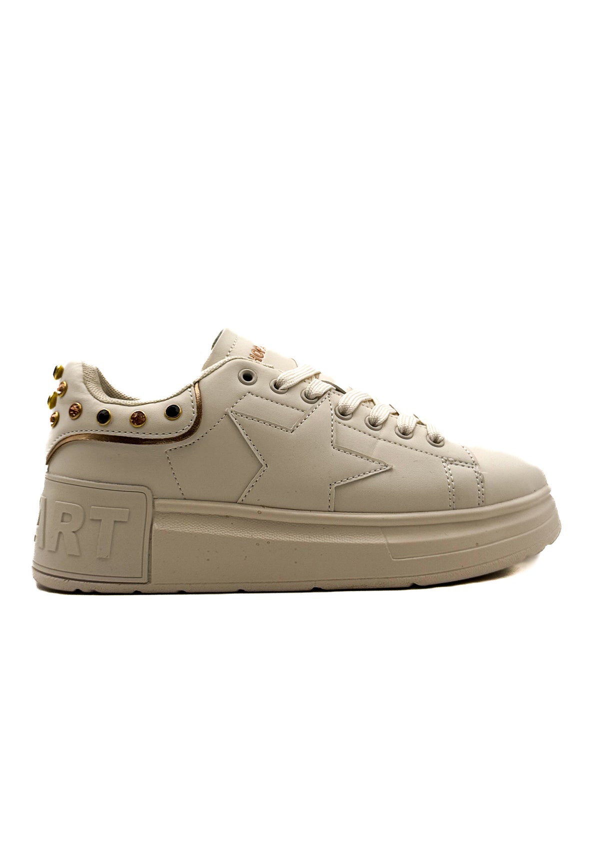 SHOP ART 250204 SNEAKERS KIM/CREMA/NERO/BRONZO