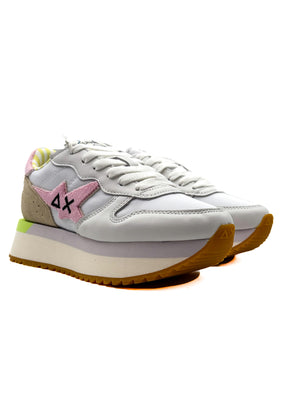 SUN68 Z35215 BIG STARGIRL SP LOGO/0104 BIANCO/ROSA