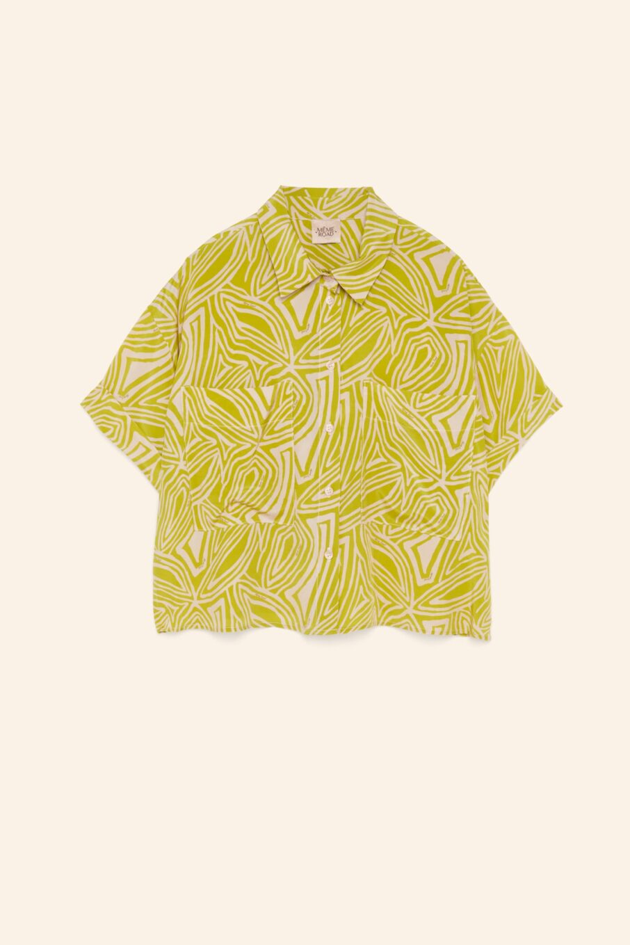 MEME ROAD - Short patterned Javanese shirt